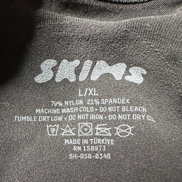 NEW Skims Seamless Sculpting Brief Bodysuit in Onyx Women’s S/M - Picture 7 of 10